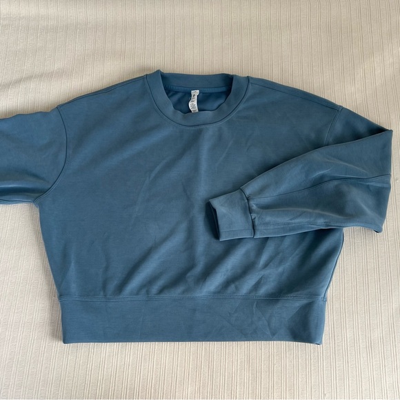 lululemon athletica Tops - Lululemon Softstreme Sweatshirt - Blue